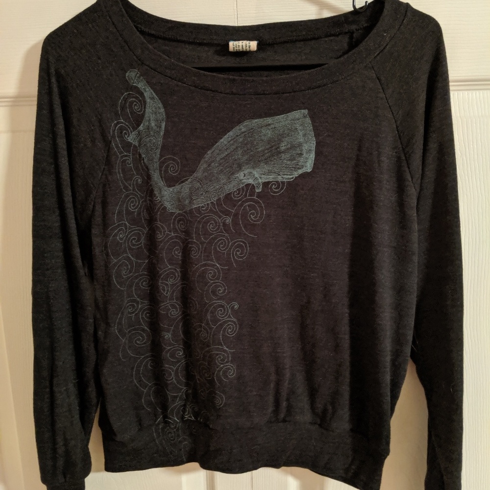 Graphic Whale Sweater